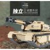 QIHUI 9801 non  XE TĂNG M1A2 bộ đồ chơi xếp lắp ráp ghép mô hình  Kỹ Thuật Công Nghệ Cao Mô Hình Phương Tiện 1276 khối