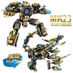 SEMBO 60023 non  NGƯỜI SẮT 2 TRONG 1 bộ đồ chơi xếp lắp ráp ghép mô hình Super Heroes 钢铁机甲3800 Siêu Nhân Anh Hùng 393 khối