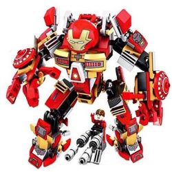 SEMBO 60001 non  NGƯỜI SẮT MK16 bộ đồ chơi xếp lắp ráp ghép mô hình Super Heroes 钢铁机甲 Siêu Nhân Anh Hùng 339 khối