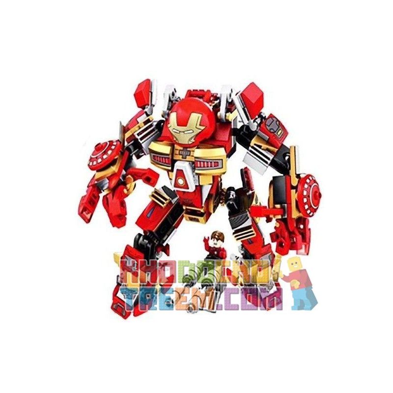 SEMBO 60001 non  NGƯỜI SẮT MK16 bộ đồ chơi xếp lắp ráp ghép mô hình Super Heroes 钢铁机甲 Siêu Nhân Anh Hùng 339 khối