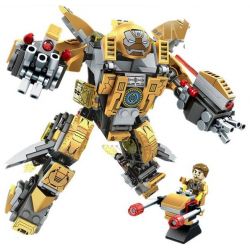 SEMBO 60003 non  NGƯỜI SẮT MK24 bộ đồ chơi xếp lắp ráp ghép mô hình Super Heroes 钢铁机甲 Siêu Nhân Anh Hùng