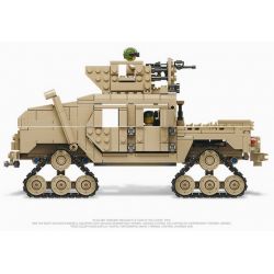 Kazi KY10000 10000 non  XE TĂNG CHỦ LỰC BIẾN HÌNH HUMMER BÁNH XÍCH bộ đồ chơi xếp lắp ráp ghép mô hình Military Army M1A2 ABRAMS MBT Quân Sự Bộ Đội 1463 khối