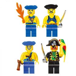 Enlighten 306 Qman 306 non  TÀU THÁO DỠ DOCK bộ đồ chơi xếp lắp ráp ghép mô hình Pirates Of The Caribbean CORSAIR SCRAP DOCK Cướp Biển Vùng Caribe 178 khối