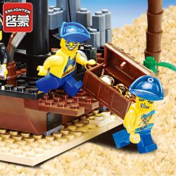 Enlighten 306 Qman 306 non  TÀU THÁO DỠ DOCK bộ đồ chơi xếp lắp ráp ghép mô hình Pirates Of The Caribbean CORSAIR SCRAP DOCK Cướp Biển Vùng Caribe 178 khối