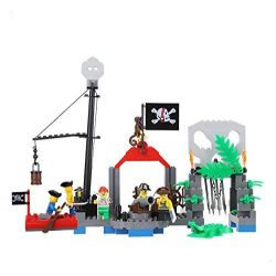 Enlighten 309 Qman 309 non  XÂY DỰNG BỘ XƯƠNG HAMLET bộ đồ chơi xếp lắp ráp ghép mô hình Pirates Of The Caribbean CORSAIR Cướp Biển Vùng Caribe 206 khối