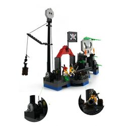 Enlighten 309 Qman 309 non  XÂY DỰNG BỘ XƯƠNG HAMLET bộ đồ chơi xếp lắp ráp ghép mô hình Pirates Of The Caribbean CORSAIR Cướp Biển Vùng Caribe 206 khối