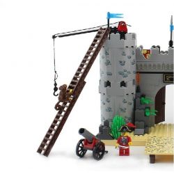 Enlighten 310 Qman 310 non  BẢO VỆ THÀNH TRÌ bộ đồ chơi xếp lắp ráp ghép mô hình Pirates Of The Caribbean CORSAIR ROB BARRACK Cướp Biển Vùng Caribe 366 khối