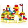 HYSTOYS HONGYUANSHENG AOLEDUOTOYS GM-5029 5029 GM5029 HG-1283 1283 HG1283 Xếp hình kiểu    Learning Paradise Thiên đường Học Tập gồm 2 hộp nhỏ 112 khối