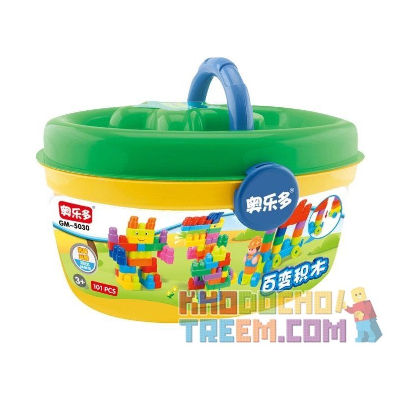 HYSTOYS HONGYUANSHENG AOLEDUOTOYS GM-5030C 5030C GM5030C HG-1347 1347 HG1347 Xếp hình kiểu    Creative Sáng Tạo gồm 2 hộp nhỏ 101 khối