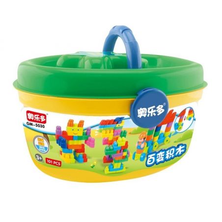 HYSTOYS HONGYUANSHENG AOLEDUOTOYS GM-5030C 5030C GM5030C HG-1347 1347 HG1347 Xếp hình kiểu    Creative Sáng Tạo gồm 2 hộp nhỏ 101 khối