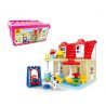 HYSTOYS HONGYUANSHENG AOLEDUOTOYS HG-1420 1420 HG1420 Xếp hình kiểu    Family House Nhà Bà Nội 42 khối