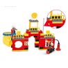 HYSTOYS HONGYUANSHENG AOLEDUOTOYS HG-1367 1367 HG1367 Xếp hình kiểu    Fire Story Câu Chuyện Cứu Hỏa 101 khối