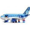 HYSTOYS HONGYUANSHENG AOLEDUOTOYS GM-5014 5014 GM5014 HG-1204 1204 HG1204 Xếp hình kiểu    Happy Airport Sân Bay Nhộn Nhịp gồm 2 hộp nhỏ 30 khối