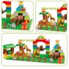 HYSTOYS HONGYUANSHENG AOLEDUOTOYS HG-1357 1357 HG1357 Xếp hình kiểu    Happy Zoo Vườn Bách Thú Vui Vẻ 82 khối
