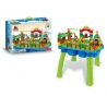 HYSTOYS HONGYUANSHENG AOLEDUOTOYS HG-1406 1406 HG1406 Xếp hình kiểu    Happy Zoo Sở Thú Vui Nhộn Có Bàn 87 khối