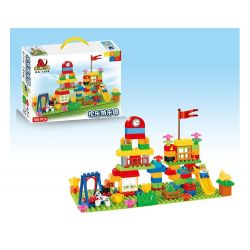 HYSTOYS HONGYUANSHENG AOLEDUOTOYS HG-1356 1356 HG1356 Xếp hình kiểu    Playground Khu Vui Chơi 100 khối