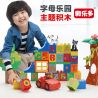 HYSTOYS HONGYUANSHENG AOLEDUOTOYS GM-5009 5009 GM5009 Xếp hình kiểu    Learning Alphabet Học Bảng Chữ Cái 108 khối