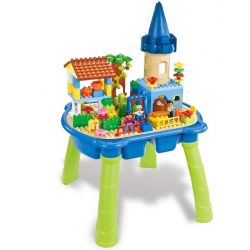 HYSTOYS HONGYUANSHENG AOLEDUOTOYS GM-5020 5020 GM5020 Xếp hình kiểu    Happy Family Ngôi Nhà Vui Vẻ Có Bàn 99 khối