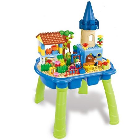 HYSTOYS HONGYUANSHENG AOLEDUOTOYS GM-5020 5020 GM5020 Xếp hình kiểu    Happy Family Ngôi Nhà Vui Vẻ Có Bàn 99 khối