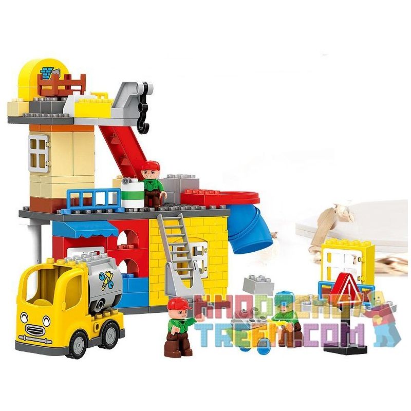 HUIMEI STAR CITY XING DOU CHENG HM073 Xếp hình kiểu    Construction Engineering Team Đội Thợ Xây Nhà 102 khối