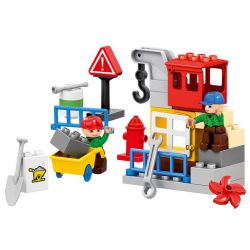 HUIMEI STAR CITY XING DOU CHENG HM076 Xếp hình kiểu    Urban Construction Engineering Team (Small) Công Trường Xây Dựng 51 khối