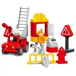 HUIMEI STAR CITY XING DOU CHENG HM077 Xếp hình kiểu    Consumer Rescue Lính Cứu Hỏa Giải Cứu Em Bé 52 khối