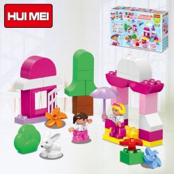 HUIMEI STAR CITY XING DOU CHENG HM078 Xếp hình kiểu    Princess Dream Castle Paradise Lâu đài Sân Chơi Nhỏ Của Công Chúa 59 khối