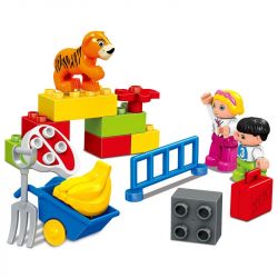 HUIMEI STAR CITY XING DOU CHENG HM079 Xếp hình kiểu    Suburban Happy Zoo Sở Thú Ngoại ô Vui Nhộn 63 khối