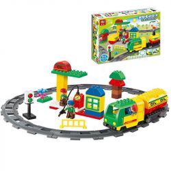 HUIMEI STAR CITY XING DOU CHENG HM326 Xếp hình kiểu    The Railroad Đường Sắt 59 khối