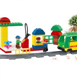 HUIMEI STAR CITY XING DOU CHENG HM326 Xếp hình kiểu    The Railroad Đường Sắt 59 khối