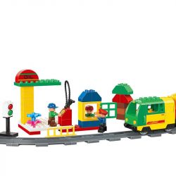 HUIMEI STAR CITY XING DOU CHENG HM326 Xếp hình kiểu    The Railroad Đường Sắt 59 khối