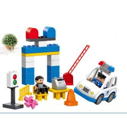 HUIMEI STAR CITY XING DOU CHENG HM066 Xếp hình kiểu    Police Department Cục Cảnh Sát 95 khối