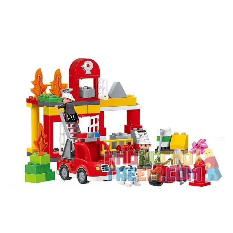 HUIMEI STAR CITY XING DOU CHENG HM067 Xếp hình kiểu    Fire Rescue Cứu Hỏa Tòa Nhà 86 khối