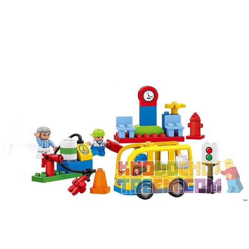 HUIMEI STAR CITY XING DOU CHENG HM070 Xếp hình kiểu    Small Bus Station Nhà Chờ Xe Bus 29 khối