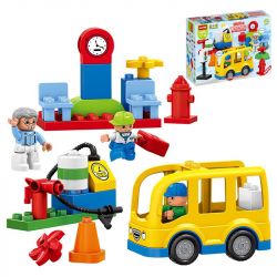 HUIMEI STAR CITY XING DOU CHENG HM070 Xếp hình kiểu    Small Bus Station Nhà Chờ Xe Bus 29 khối