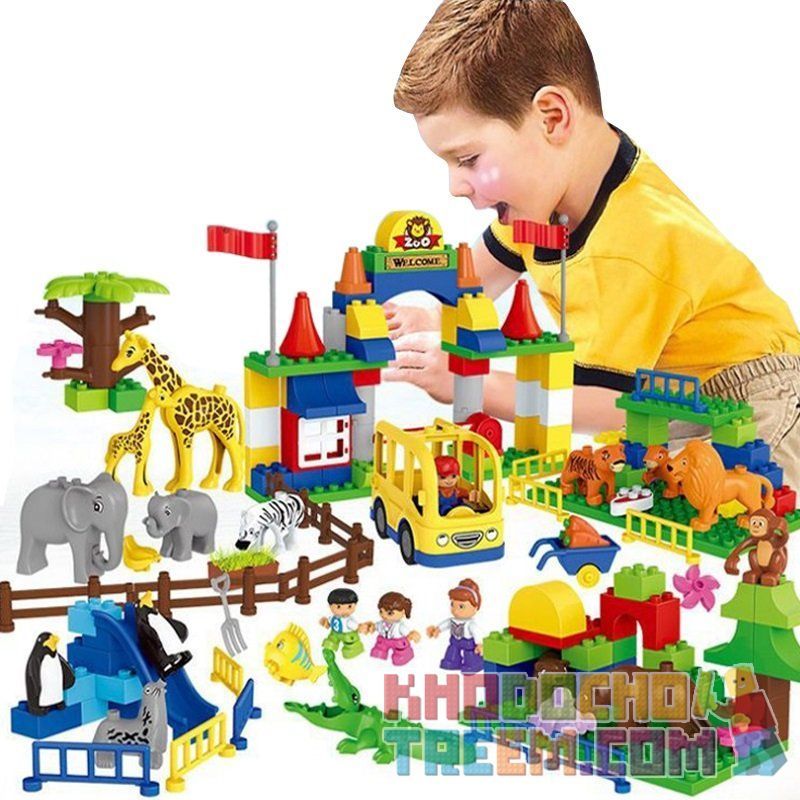 HUIMEI STAR CITY XING DOU CHENG HM071 Xếp hình kiểu    Wildlife Paradise Vườn Thú Bán Tự Nhiên 158 khối