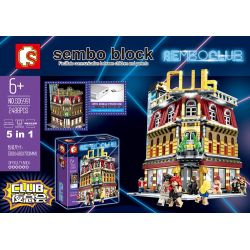 SEMBO SD6991 6991 non  CÂU LẠC BỘ bộ đồ chơi xếp lắp ráp ghép mô hình Creator SEMBOCLUB Sáng Tạo 2488 khối