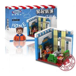 XINGBAO XB non  6 CĂN PHÒNG SINH HOẠT bộ đồ chơi xếp lắp ráp ghép mô hình Creator HOME FURNISHING Sáng Tạo 2116 khối