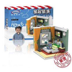 XINGBAO XB non  6 CĂN PHÒNG SINH HOẠT bộ đồ chơi xếp lắp ráp ghép mô hình Creator HOME FURNISHING Sáng Tạo 2116 khối