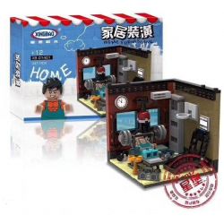 XINGBAO XB non  6 CĂN PHÒNG SINH HOẠT bộ đồ chơi xếp lắp ráp ghép mô hình Creator HOME FURNISHING Sáng Tạo 2116 khối