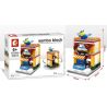 SEMBO SD6046 6046 SD6047 6047 SD6048 6048 SD6049 6049 non  CỬA HÀNG ĐỒ DA MỸ PHẨM HẢI SẢN MÁY ẢNH bộ đồ chơi xếp lắp ráp ghép mô hình Mini Modular SEMBO BLOCK GNCCI SEAFOOD SHOP Đường Phố Thu Nhỏ 111 khối