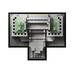 LOZ 1017 Xếp hình kiểu Nanoblock LOZ ELECTRIC AMUSEMENT PARK Imperial Hotel Khách Sạn Hoàng Gia 1187 khối