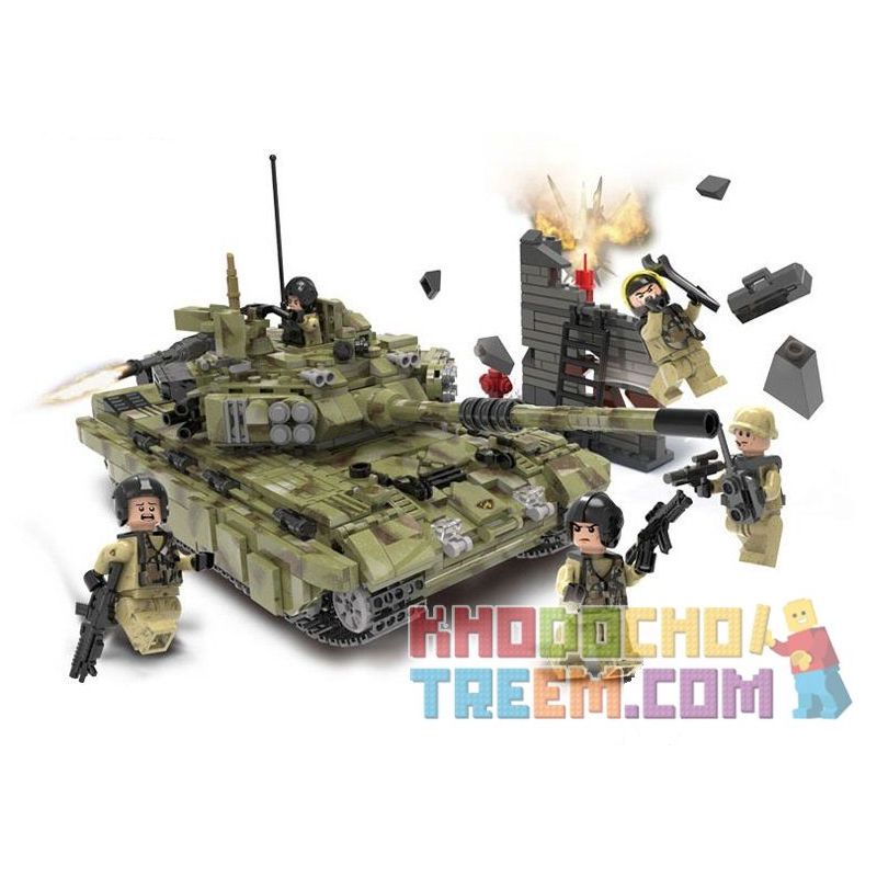 XINGBAO XB-06015 06015 XB06015 non  BỘ XE TĂNG TIGER SCORPIO bộ đồ chơi xếp lắp ráp ghép mô hình Across The Battlefield ACROSS THE BATTLEFIELD SCORPIO TIGER TANK Băng Qua Chiến Trường 1386 khối