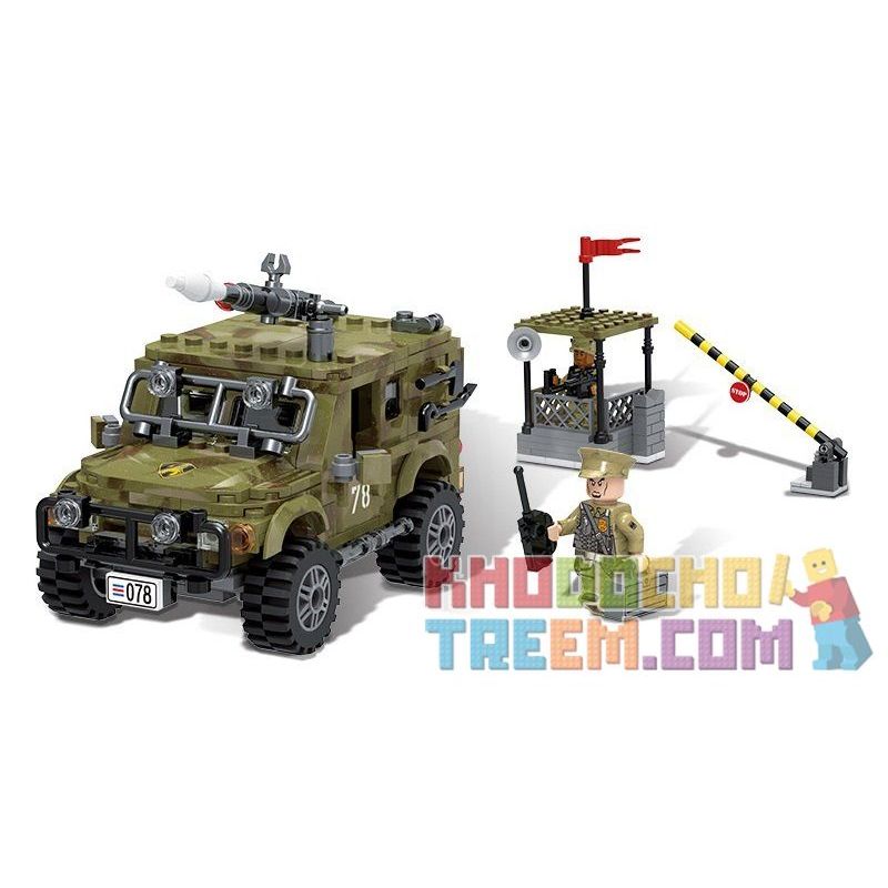 XINGBAO XB-06012 06012 XB06012 non  XE JEEP GIẢI CỨU bộ đồ chơi xếp lắp ráp ghép mô hình Across The Battlefield ACROSS THE BATTLEFIELD RYAN JEEP Băng Qua Chiến Trường 497 khối