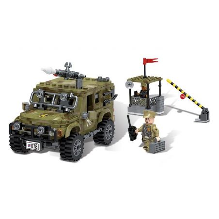 XINGBAO XB-06012 06012 XB06012 non  XE JEEP GIẢI CỨU bộ đồ chơi xếp lắp ráp ghép mô hình Across The Battlefield ACROSS THE BATTLEFIELD RYAN JEEP Băng Qua Chiến Trường 497 khối