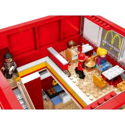 SEMBO SD6901 6901 non  QUÁN ĂN NHANH bộ đồ chơi xếp lắp ráp ghép mô hình Modular Buildings SEMBO BLOCK Mô Hình Nhà Cửa 1729 khối