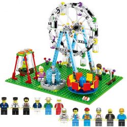 SEMBO WEKKI VIGGI SD6701 6701 non  CÔNG VIÊN GIẢI TRÍ bộ đồ chơi xếp lắp ráp ghép mô hình Creator SEMBO BLOCK Sáng Tạo 447 khối