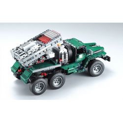 DOUBLEE CADA C61002 61002 non  XẾP HÌNH PHÁO PHẢN LỰC CỦA NGA tỷ lệ 1:20 bộ đồ chơi xếp lắp ráp ghép mô hình  BM-21 COMBAT VEHICLE Kỹ Thuật Công Nghệ Cao Mô Hình Phương Tiện 1369 khối