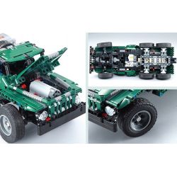 DOUBLEE CADA C61002 61002 non  XẾP HÌNH PHÁO PHẢN LỰC CỦA NGA tỷ lệ 1:20 bộ đồ chơi xếp lắp ráp ghép mô hình  BM-21 COMBAT VEHICLE Kỹ Thuật Công Nghệ Cao Mô Hình Phương Tiện 1369 khối