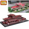 LOZ 1018 Xếp hình kiểu Nanoblock ARCHITECTURE Robie House Nhà Robie 2115 khối